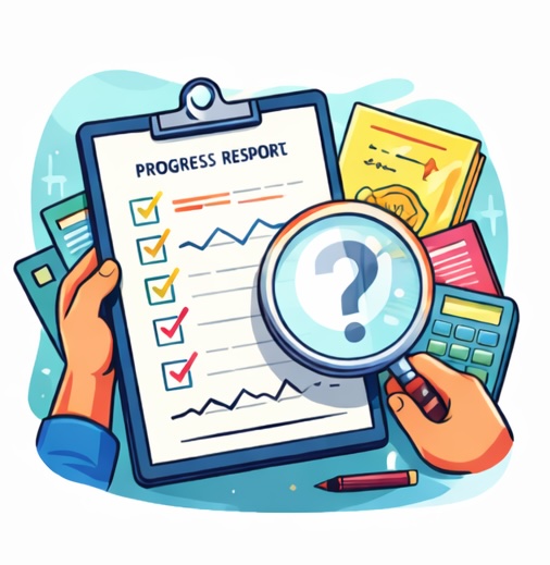 Difficulty tracking student progress over time illustration
